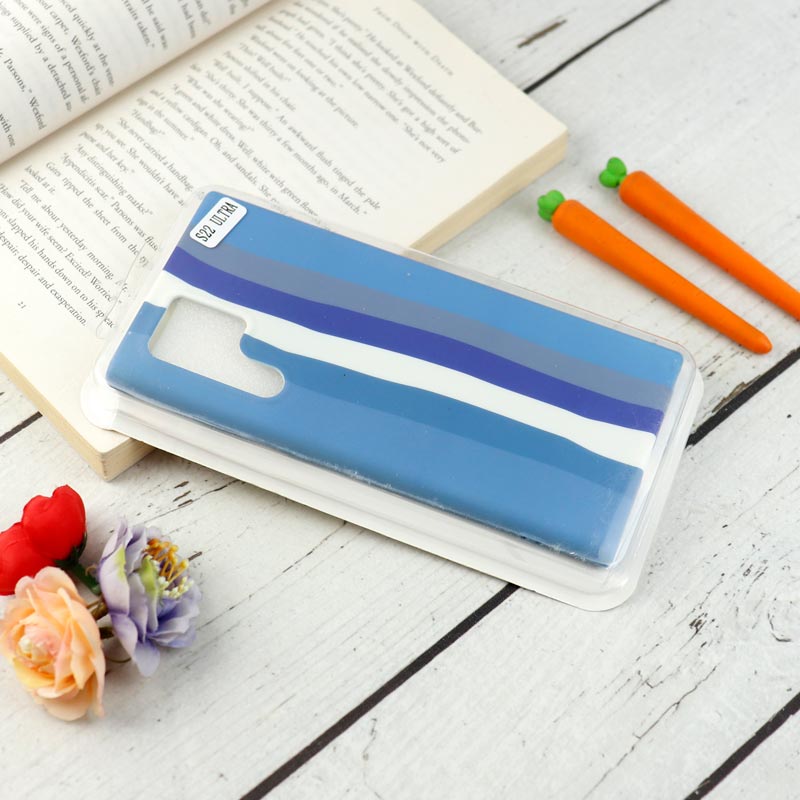 قاب سیلیکونی رنگین کمانی Highcopy سامسونگ S22 Ultra