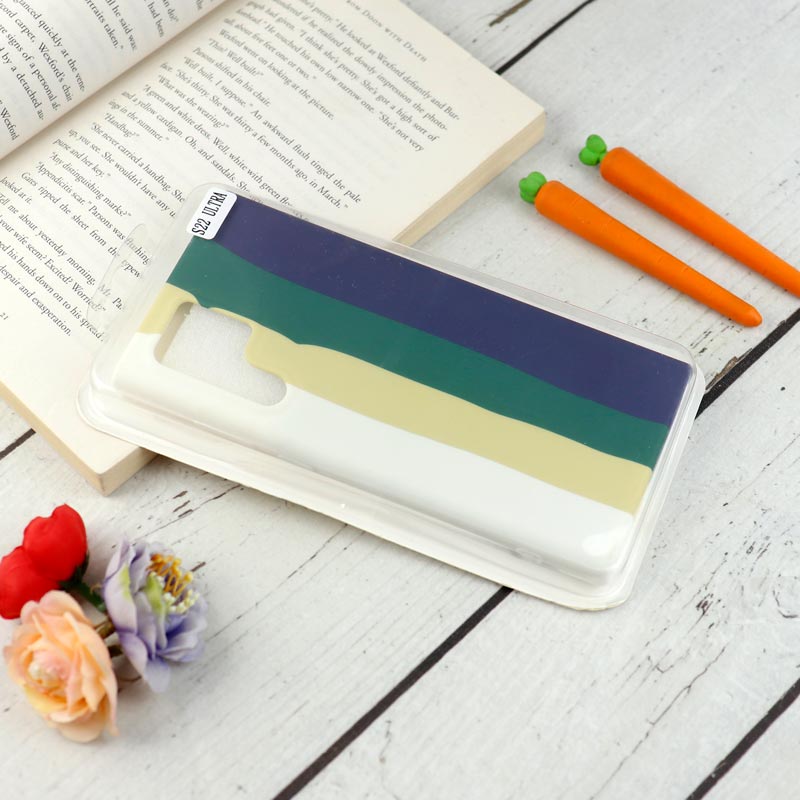قاب سیلیکونی رنگین کمانی Highcopy سامسونگ S22 Ultra