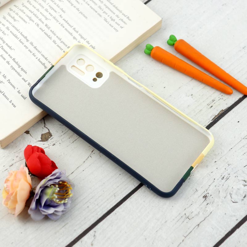 قاب محافظ لنزدار سیلیکونی رنگین کمانی Highcopy شیائومی Poco M3 Pro