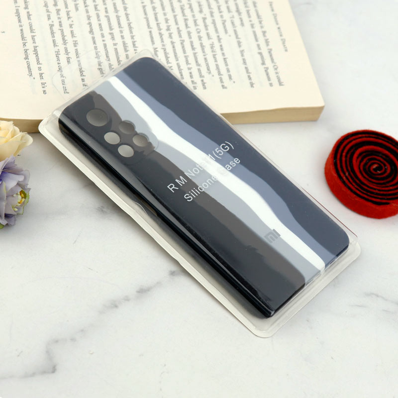 قاب سیلیکونی اورجینال رنگین کمانی محافظ لنزدار Xiaomi Poco M4 Pro