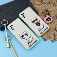 قاب سیلیکونی عروسکی کارل محافظ لنزدار Xiaomi Poco M3
