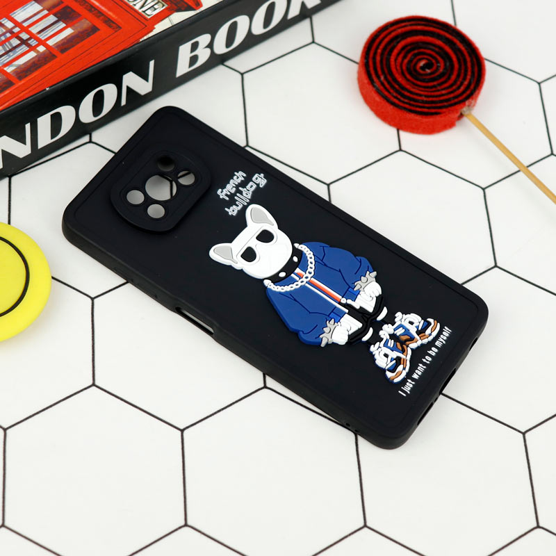 قاب سیلیکونی بولداگ محافظ لنزدار Xiaomi Poco X3