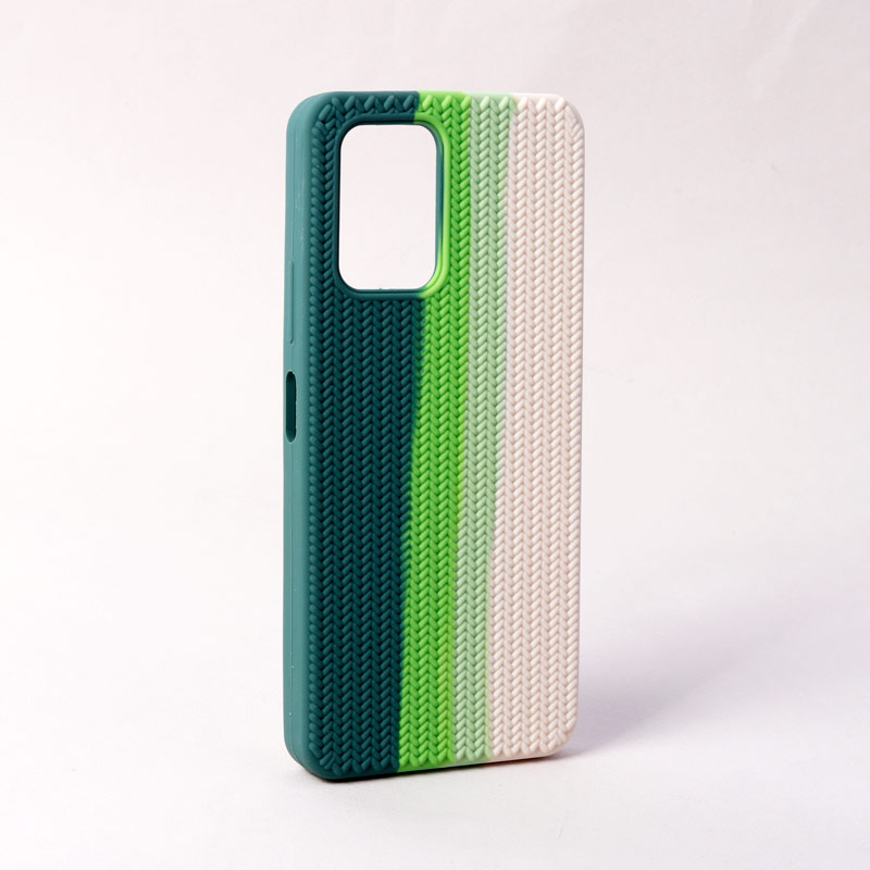 قاب سیلیکونی رنگین کمانی طرح بافت Xiaomi Poco X3 GT