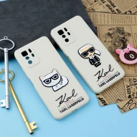 قاب سیلیکونی عروسکی کارل محافظ لنزدار Xiaomi Poco X3 GT