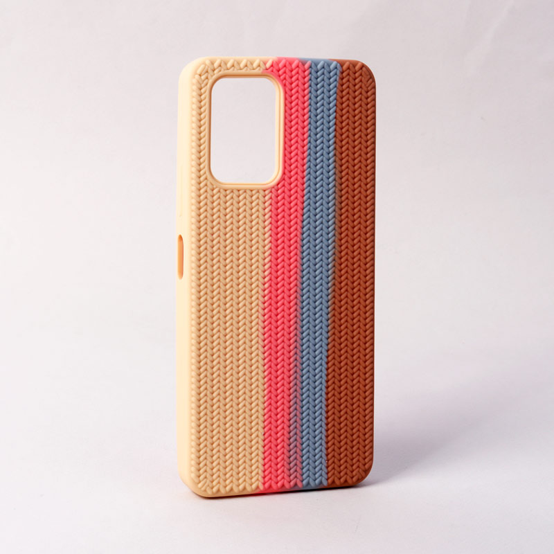 قاب سیلیکونی رنگین کمانی طرح بافت Xiaomi Poco X3 GT