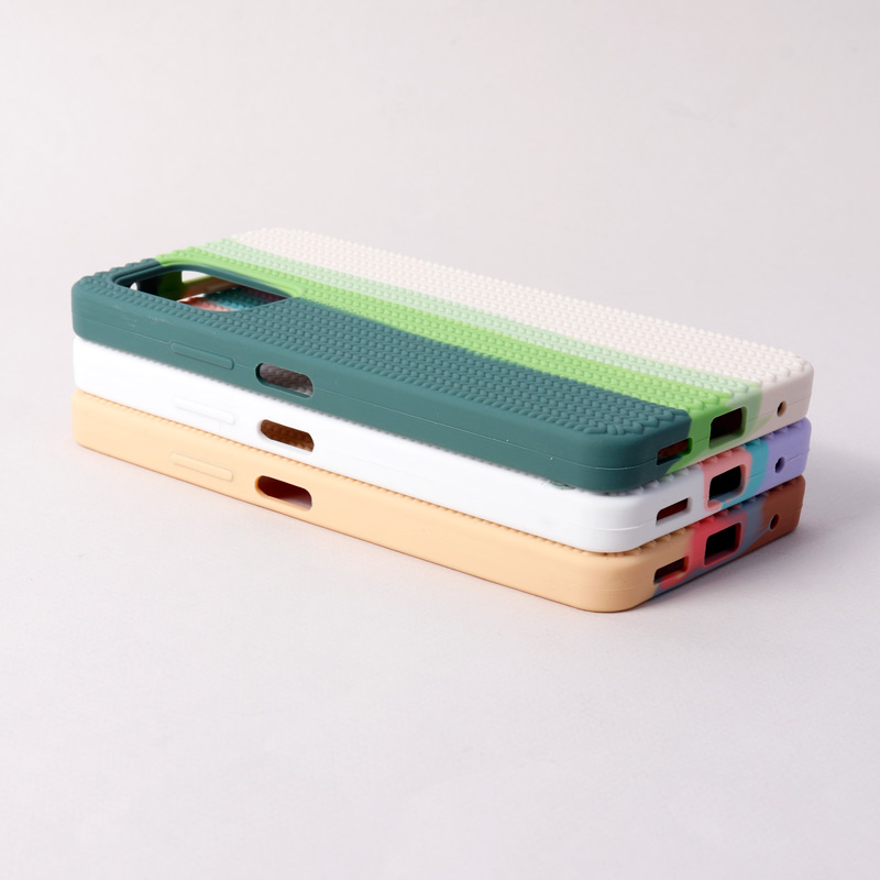 قاب سیلیکونی رنگین کمانی طرح بافت Xiaomi Poco X3 GT