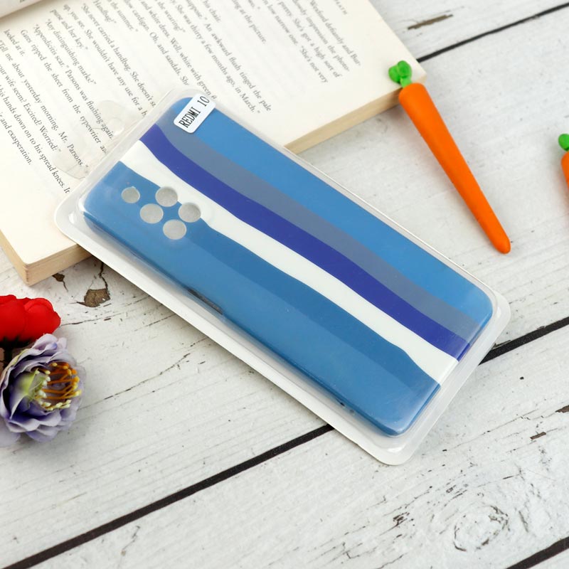 قاب محافظ لنزدار سیلیکونی رنگین کمانی Highcopy شیائومی Redmi 10