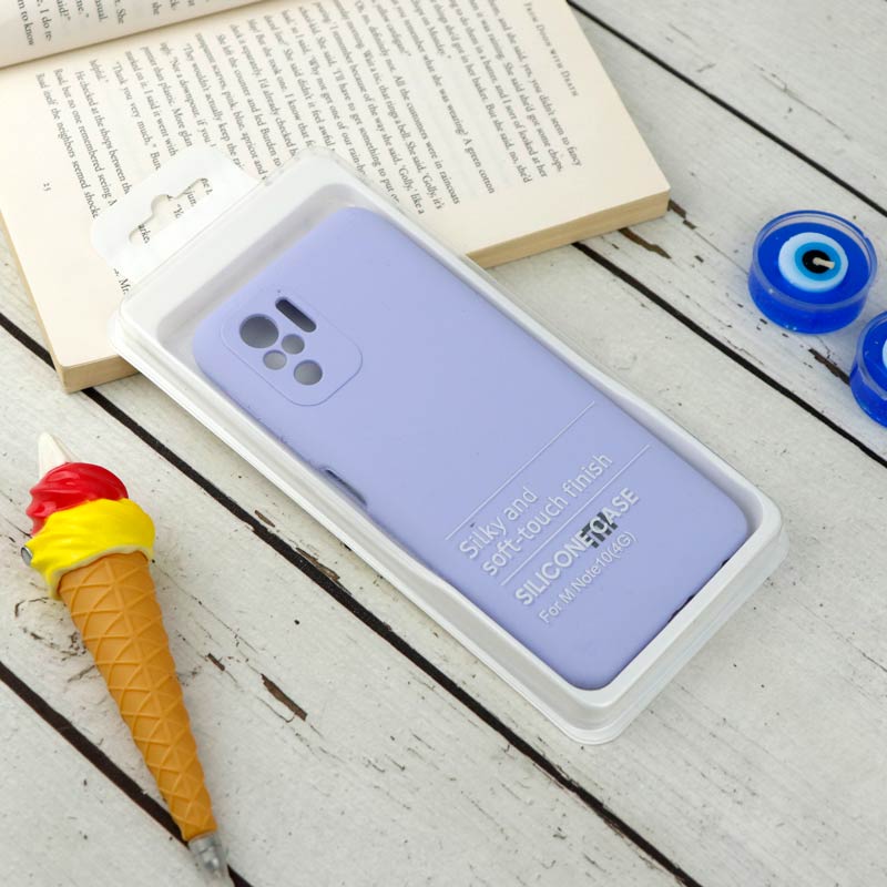 قاب سیلیکونی اصلی زیربسته شیائومی Redmi Note 10 / Note 10s محافظ لنزدار