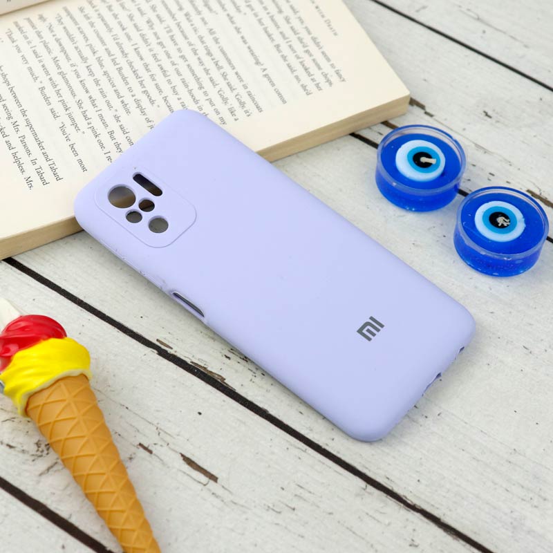 قاب سیلیکونی اصلی زیربسته شیائومی Redmi Note 10 / Note 10s محافظ لنزدار