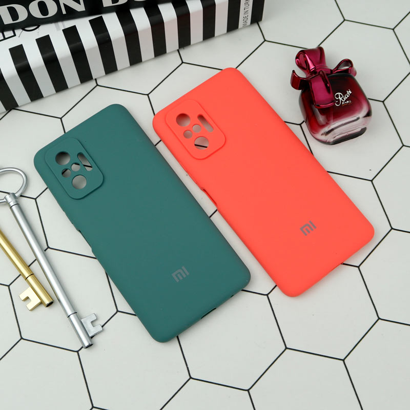 قاب سیلیکونی اصلی زیربسته شیائومی Redmi Note 10 Pro محافظ لنزدار