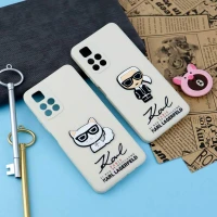 قاب سیلیکونی عروسکی کارل محافظ لنزدار Xiaomi Poco M4 Pro