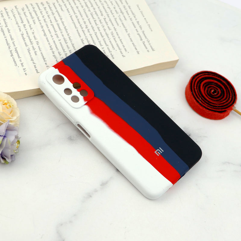 قاب سیلیکونی اورجینال رنگین کمانی محافظ لنزدار Xiaomi Redmi Note 11 Pro Plus