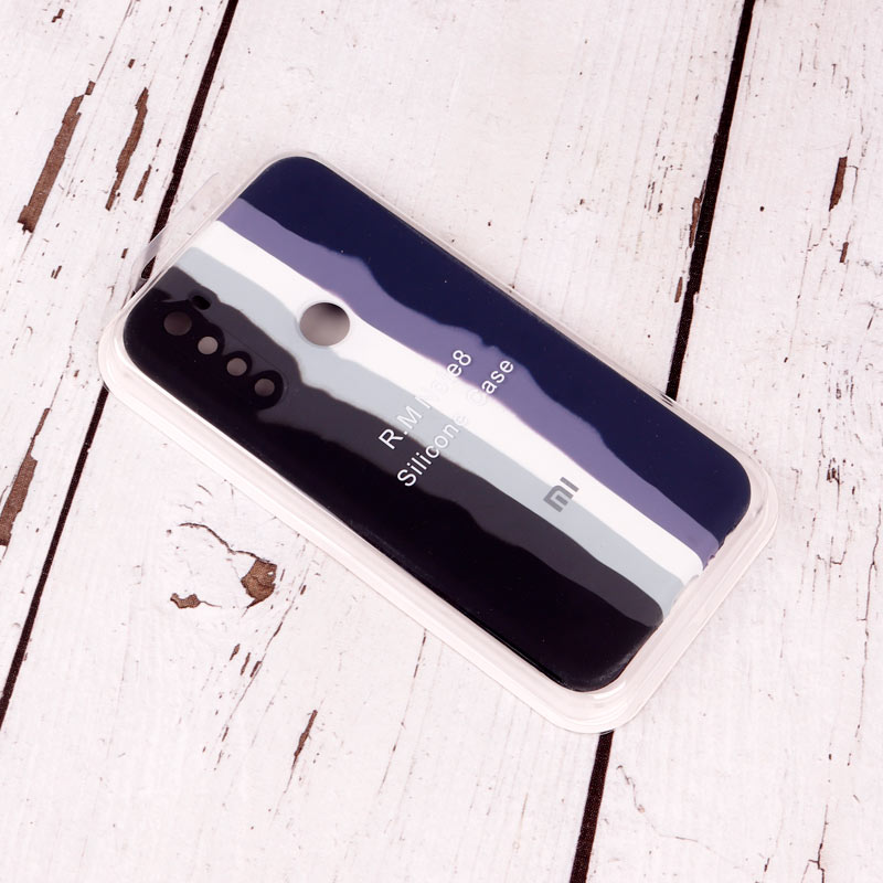 قاب سیلیکونی اورجینال رنگین کمانی محافظ لنزدار Xiaomi Redmi Note 8