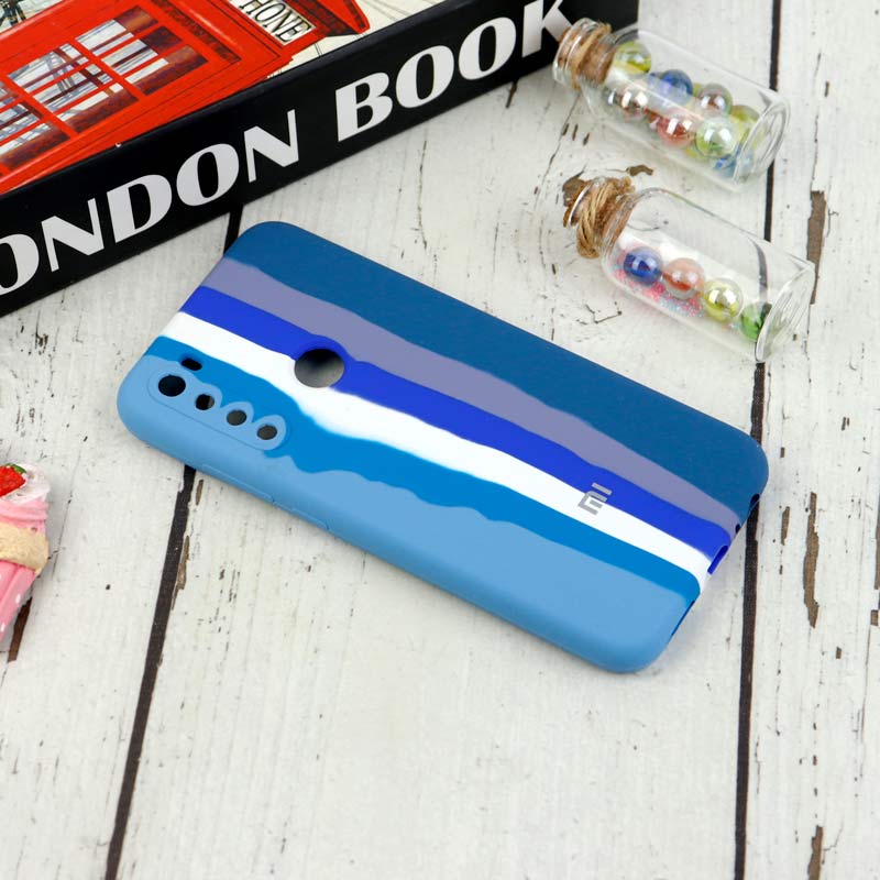 قاب سیلیکونی اورجینال رنگین کمانی محافظ لنزدار Xiaomi Redmi Note 8