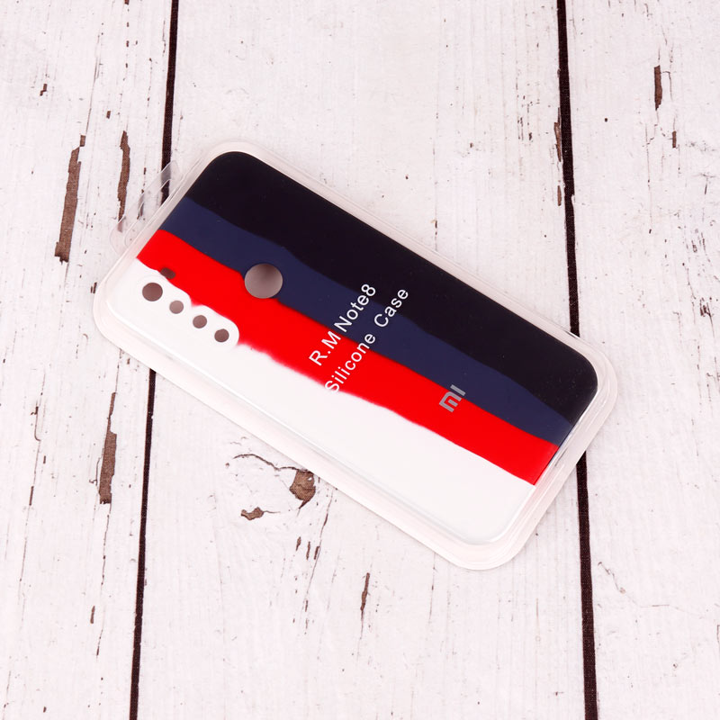 قاب سیلیکونی اورجینال رنگین کمانی محافظ لنزدار Xiaomi Redmi Note 8