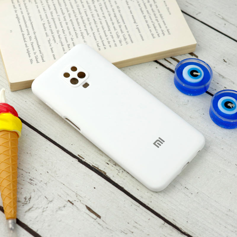 قاب سیلیکونی اصلی زیربسته شیائومی Redmi Note 9s / Redmi Note 9 Pro محافظ لنزدار