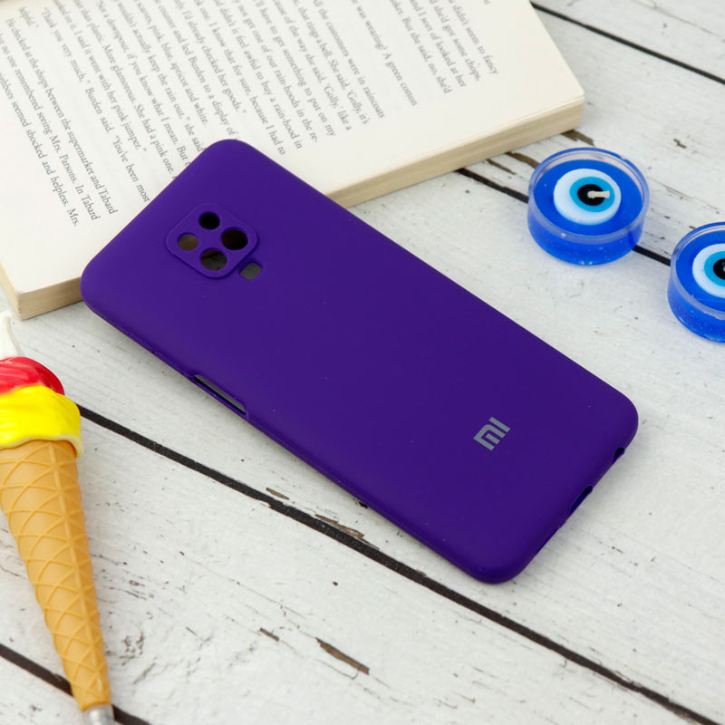 قاب سیلیکونی اصلی زیربسته شیائومی Redmi Note 9s / Redmi Note 9 Pro محافظ لنزدار