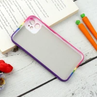 قاب محافظ لنزدار سیلیکونی رنگین کمانی Highcopy آیفون iPhone 11