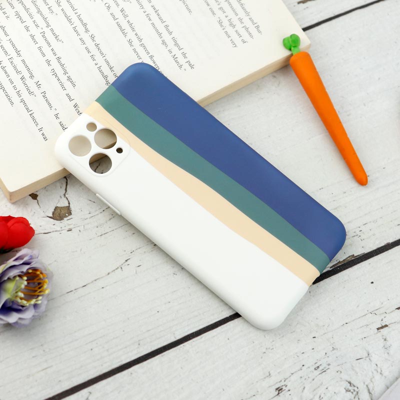 قاب محافظ لنزدار سیلیکونی رنگین کمانی Highcopy آیفون iPhone 11 Pro Max
