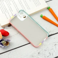 قاب محافظ لنزدار سیلیکونی رنگین کمانی Highcopy آیفون iPhone 12