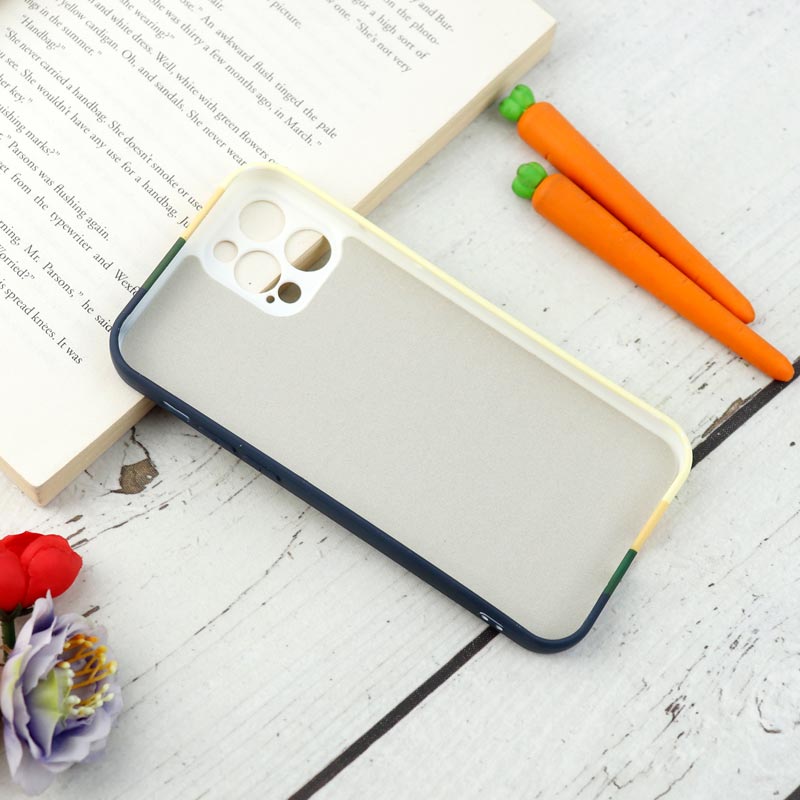 قاب محافظ لنزدار سیلیکونی رنگین کمانی Highcopy آیفون iPhone 12 Pro