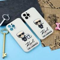 قاب سیلیکونی عروسکی کارل محافظ لنزدار iPhone 12 Pro Max