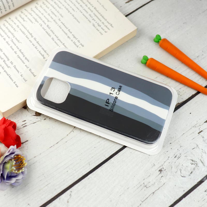 قاب سیلیکونی رنگین کمانی Highcopy آیفون iPhone 13