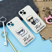 قاب سیلیکونی عروسکی کارل محافظ لنزدار iPhone 13