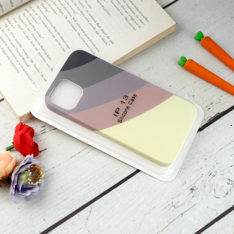 قاب سیلیکونی رنگین کمانی Highcopy آیفون iPhone 13
