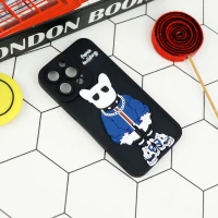 قاب سیلیکونی بولداگ محافظ لنزدار iPhone 13 Pro