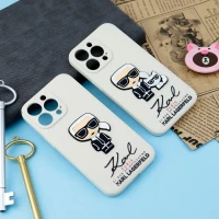 قاب سیلیکونی عروسکی کارل محافظ لنزدار iPhone 13 Pro
