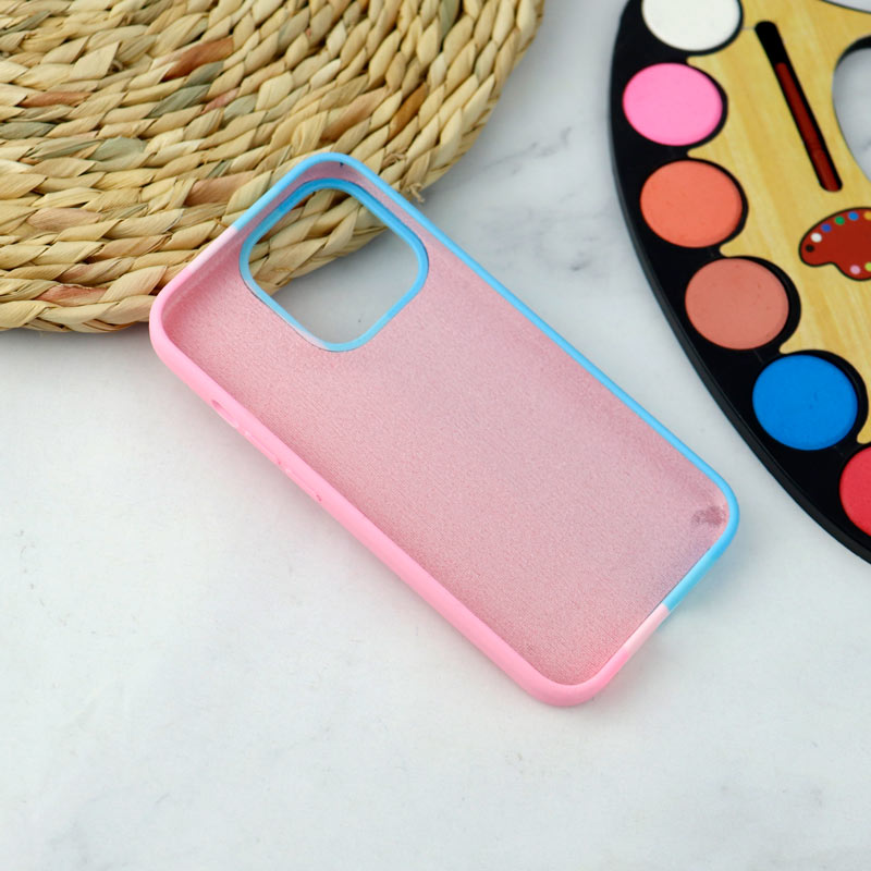 قاب سیلیکونی رنگین کمانی طرح بافت iPhone 13 Pro