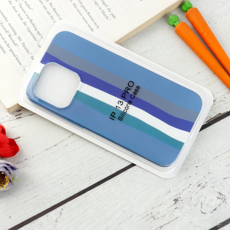 قاب سیلیکونی رنگین کمانی Highcopy آیفون iPhone 13 Pro
