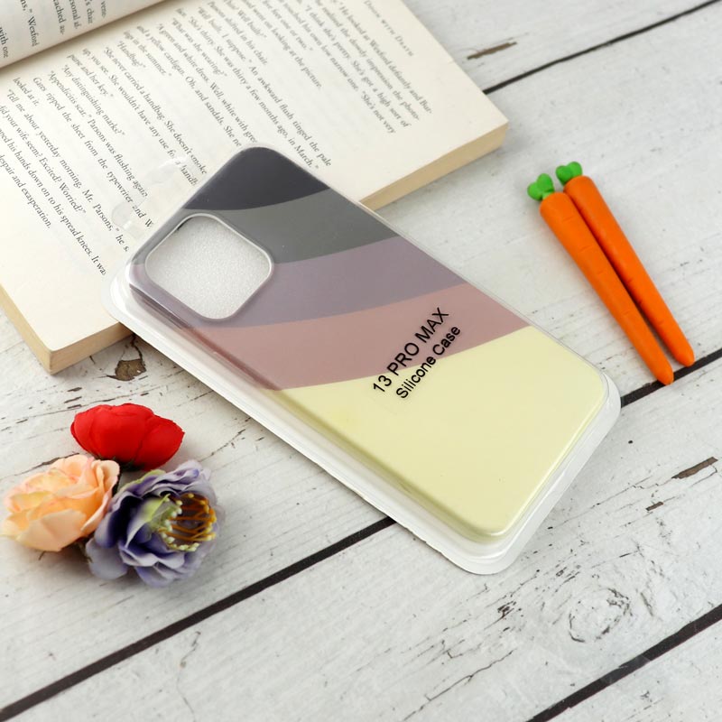 قاب سیلیکونی رنگین کمانی Highcopy آیفون iPhone 13 Pro Max