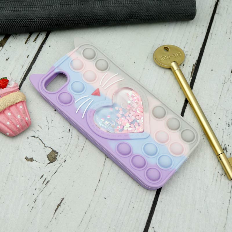قاب اورجینال سیلیکونی آکواریومی Lucky Cat پاپیتی iPhone 6/6s