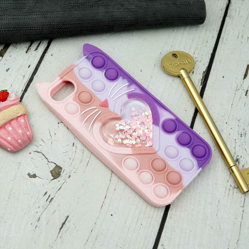 قاب اورجینال سیلیکونی آکواریومی Lucky Cat پاپیتی iPhone 6/6s
