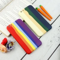 قاب محافظ لنزدار سیلیکونی رنگین کمانی Highcopy آیفون iPhone 6 Plus / 6s Plus