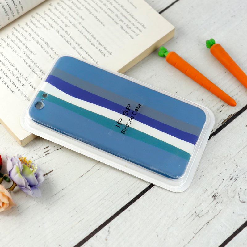 قاب محافظ لنزدار سیلیکونی رنگین کمانی Highcopy آیفون iPhone 6 Plus / 6s Plus