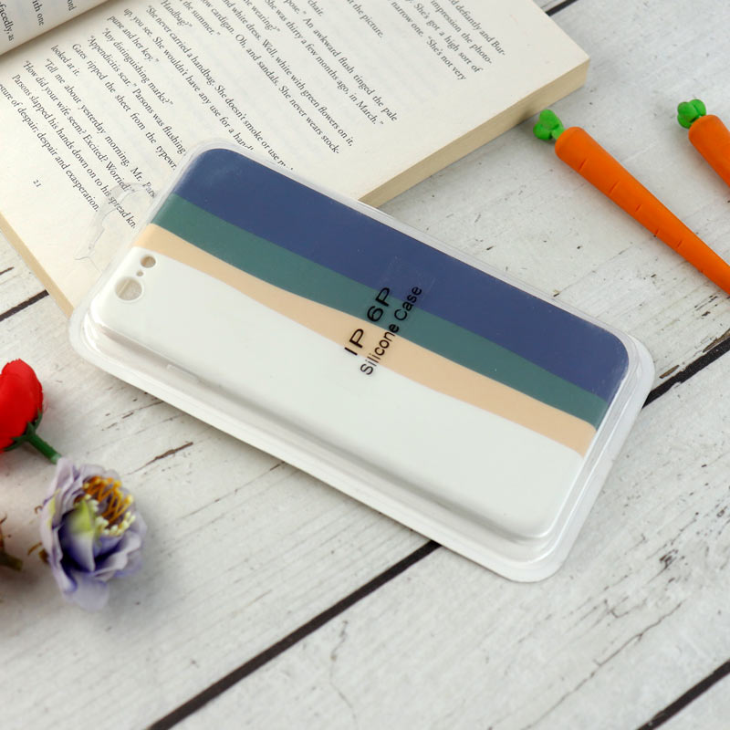 قاب محافظ لنزدار سیلیکونی رنگین کمانی Highcopy آیفون iPhone 6 Plus / 6s Plus