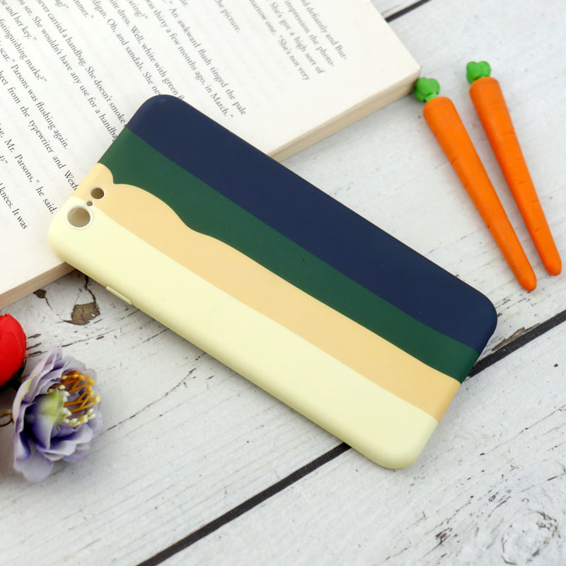 قاب محافظ لنزدار سیلیکونی رنگین کمانی Highcopy آیفون iPhone 6 Plus / 6s Plus
