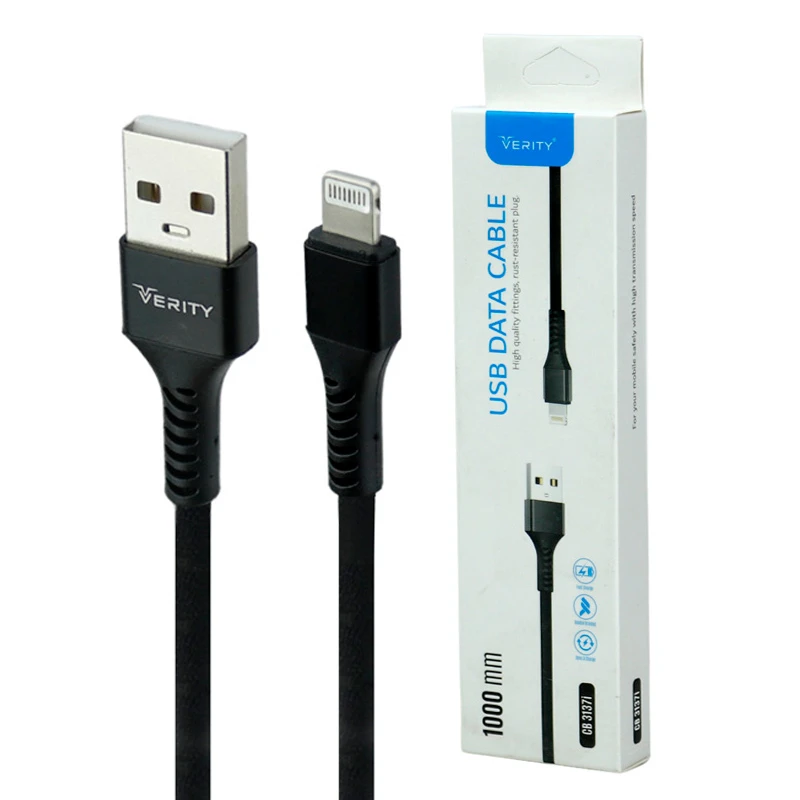 کابل لایتنینگ فست شارژ وریتی CB 3137i طول 1 متر