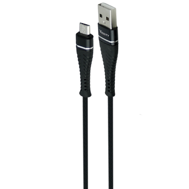 کابل میکرو یو اس بی فست شارژ Verity CB3136B 1m