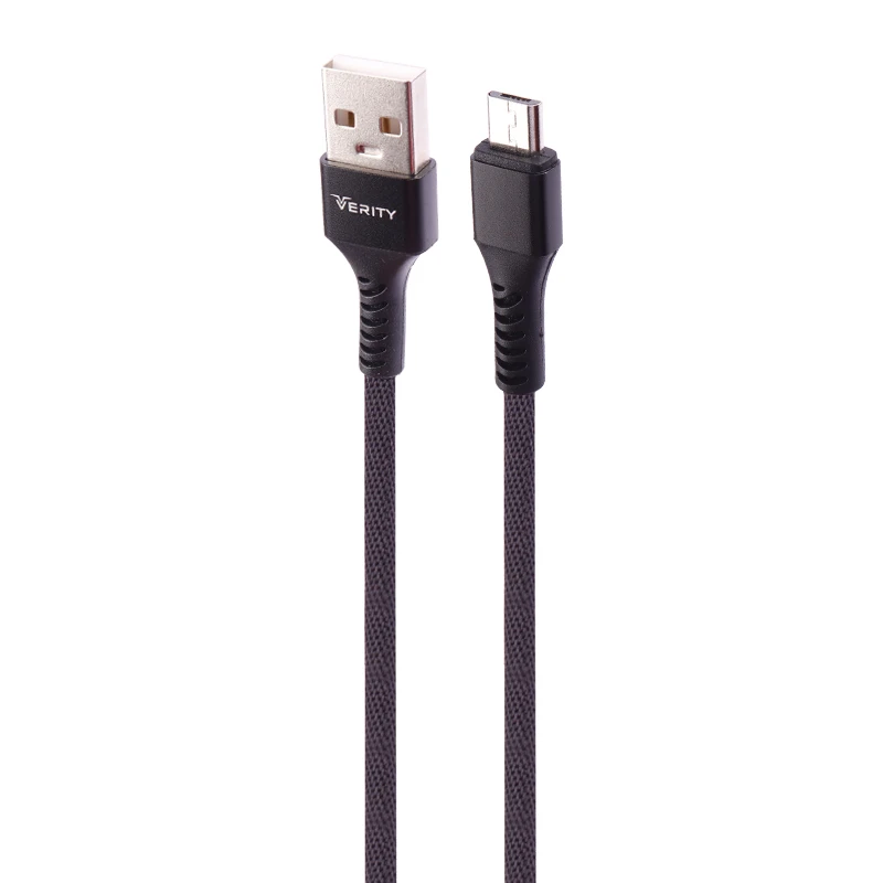 کابل میکرو یو اس بی فست شارژ وریتی CB3137 طول 1 متر