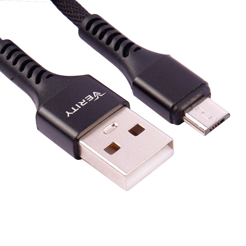 کابل میکرو یو اس بی فست شارژ Verity CB3137 1m