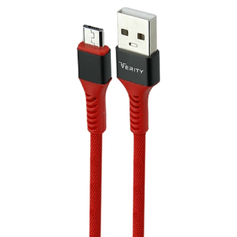 کابل میکرو یو اس بی فست شارژ وریتی CB3137 طول 1 متر