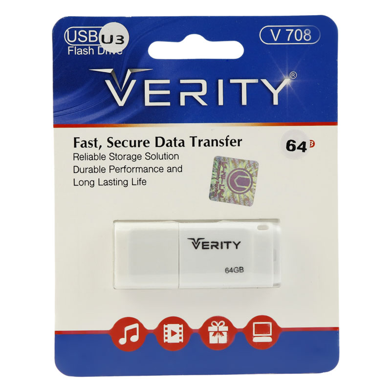 فلش 64 گیگ وریتی Verity V708 USB3.0