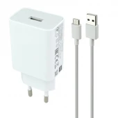 شارژر دیواری فست شارژ Xiaomi MDY-11-EP PD 22.5W سرجعبه + کابل Type-C