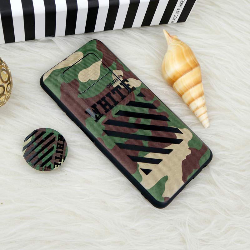 قاب طرحدار محافظ لنزدار کشویی + پاپ سوکت Xiaomi Poco X3 سری F