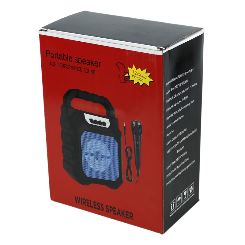 اسپیکر بلوتوثی رم و فلش خور YD-668 + میکروفون