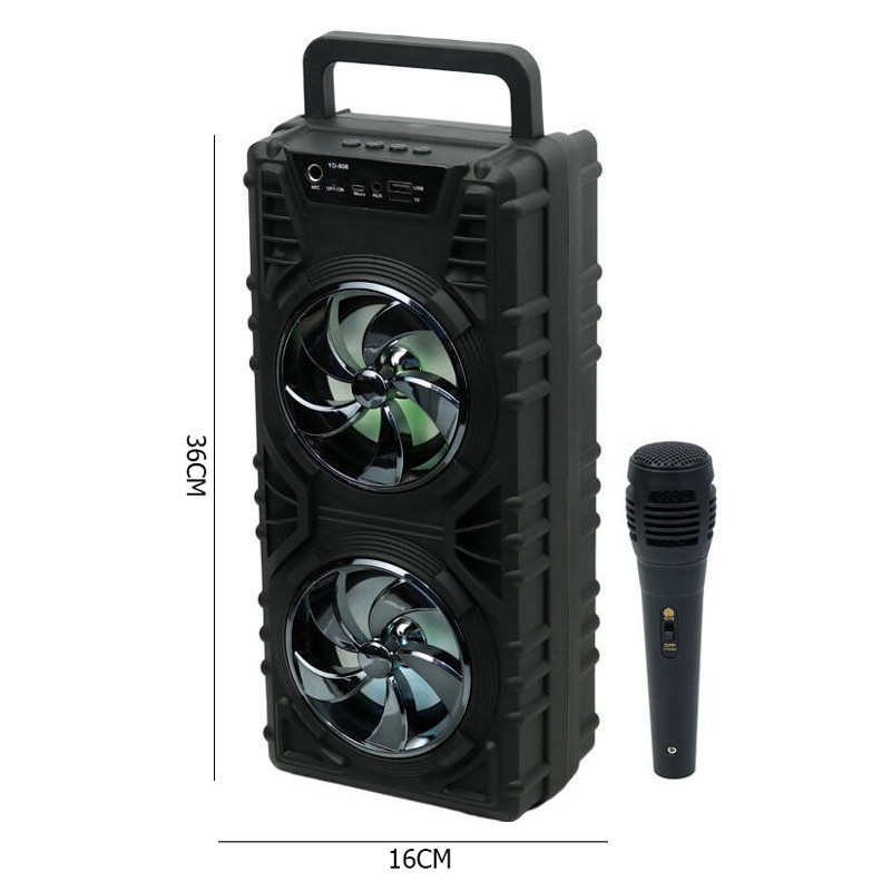 اسپیکر بلوتوثی رم و فلش خور YD-806 + میکروفون